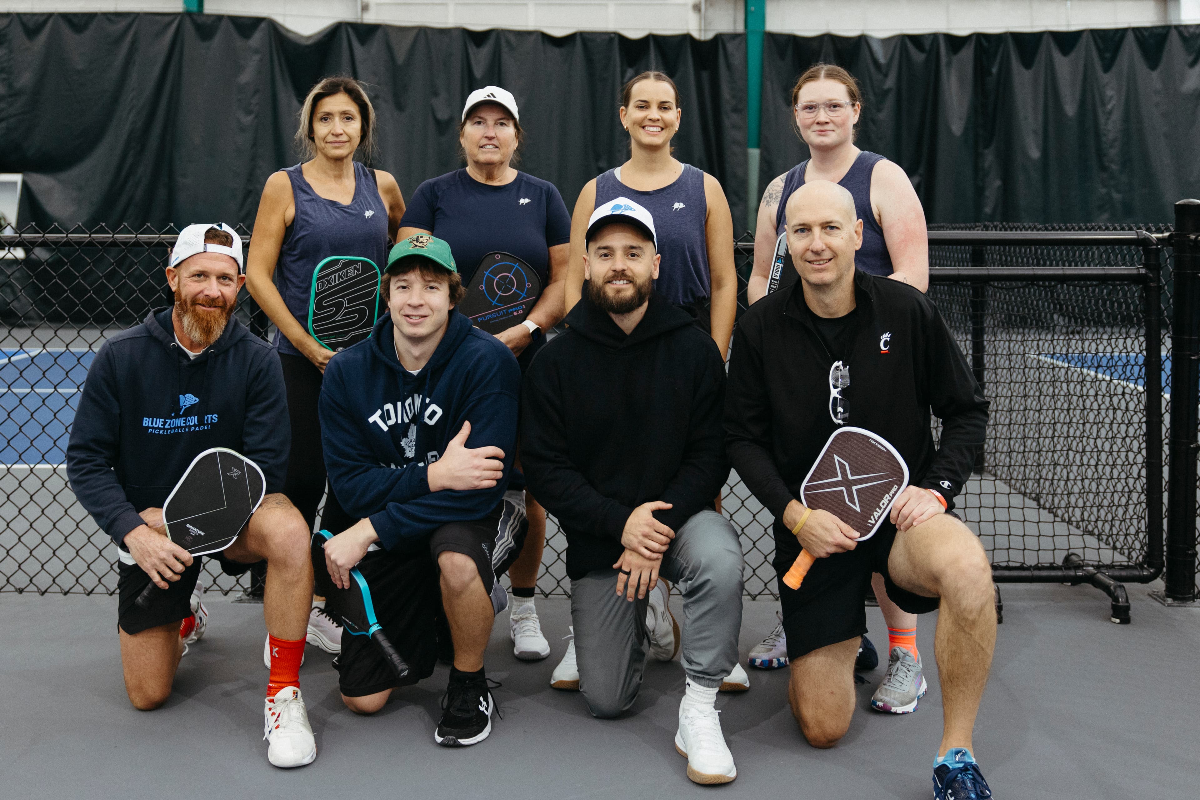 Klyng Cup team at Blue Zone Courts
